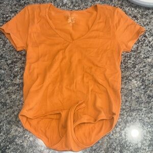 Orange Body suit